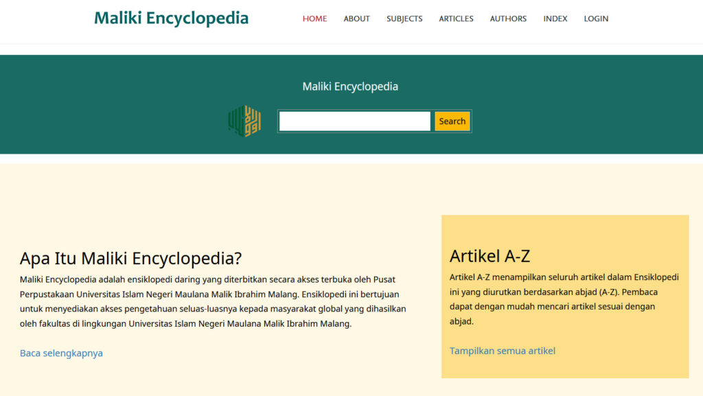 Tepat di Hari Pendidikan Nasional, Pusat Perpustakaan UIN Malang Resmi Meluncurkan Maliki Encyclopedia