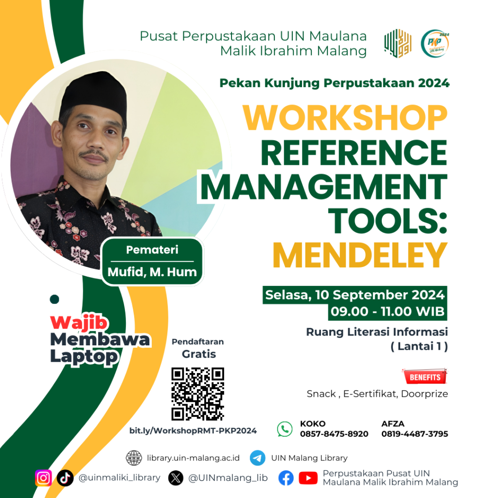 Workshop Reference Management Tools: Mendeley - Perpustakaan Pusat